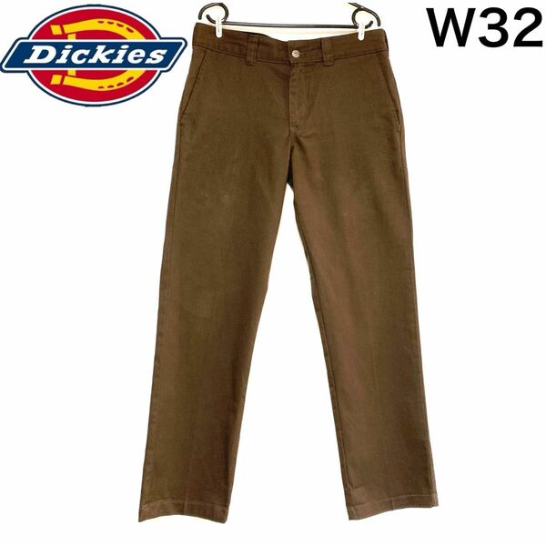 輸入古着 Dickies ディッキーズ 67コレクション チノパンツ スリム ワークパンツ ブラウン