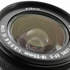 ★美品★ Canon キヤノン EF-S 18-55mm F3.5-5.6 IS STM 標準ズームレンズ #2824の画像10
