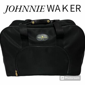 JOHNNIE WAKER ジョニーウォーカー ナイロン ボストンバッグ レザー