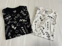 限定 ユニクロ UTコラボ 赤塚不二夫50Th記念 半袖Tシャツ2枚 黒白 MサイズUNIQLO NIPPONOMIYAGE_画像1