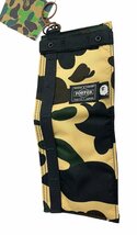 A BATHING APE アベイシングエイプ PORTER ポーター 吉田カバン コラボ 1ST CAMO WALLET カモ 財布 タグ付き保管品_画像5