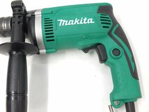 【z27169】MAKITA マキタ DIY 16㎜震動ドリル M816K プラスチックケース チャックキー 取扱説明書付 格安スタート_画像7