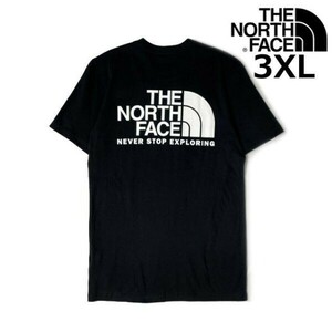 1円～!売切!【正規新品】THE NORTH FACE S/S THROWBACK TEE 半袖 Tシャツ US限定 バックプリント 男女兼用 アウトドア(3XL)黒 180902-13