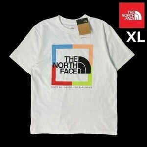 1円～!売切!【正規新品】THE NORTH FACE S/S COORD TEE 半袖 Tシャツ US限定 ボックスロゴ 1966 最新 上質 男女兼用 登山(XL)白 180902-18