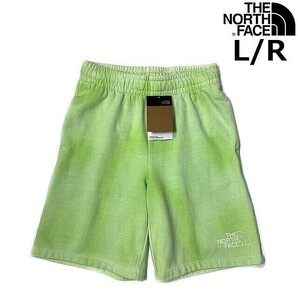 1円～!売切!【正規新品】THE NORTH FACE◆DYE SHORTS ショートパンツ スウェット US限定 アウトドア キャンプ(L/R)緑 タイダイ柄 190110-5の画像1