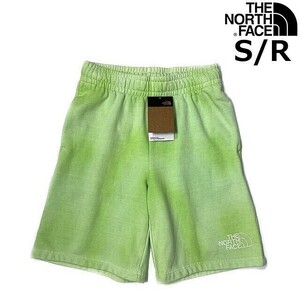 1円～!売切!【正規新品】THE NORTH FACE◆DYE SHORTS ショートパンツ スウェット US限定 アウトドア キャンプ(S/R)緑 タイダイ柄 190110-5