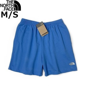 1円～!売切!【正規新品】THE NORTH FACE◆SIMPLE LOGO FLEECE SHORT ショートパンツ US限定 ロゴ刺繍 アウトドア キャンプ(M)青 190110-5の画像2