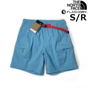 1円～!売切!【正規新品】THE NORTH FACE◆CLASS V BELTED SHORT ショートパンツ US限定 ベルト付き FLASHDRY アウトドア(S/R)青② 190110-5