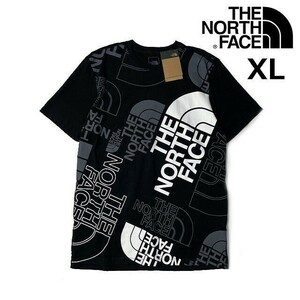 1円～!売切!【正規新品】THE NORTH FACE◆S/S GRAPHIC INJECTION TEE 半袖 Tシャツ US限定 グラフィック 男女兼用 キャンプ(XL)黒180902-15