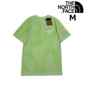 1円～!売切!【正規新品】THE NORTH FACE SHORT SLEEVE DYE TEE 半袖 Tシャツ US限定 後染め キャンプ 男女兼用(M)緑 タイダイ柄 180902-5