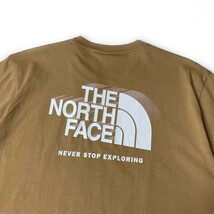 1円～!売切!【正規新品】THE NORTH FACE◆S/S BOX NSE TEE 半袖 Tシャツ US限定 ハーフドーム グラフィック 男女兼用(XL)ベージュ180902-15_画像4