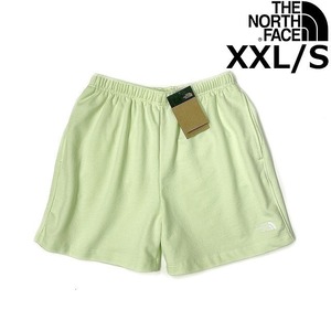 1円～!売切!【正規新品】THE NORTH FACE◆SIMPLE LOGO FLEECE SHORT ショートパンツ US限定 ロゴ刺繍 アウトドア 登山(XXL)黄緑 190110-5