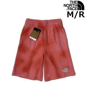 1円～!売切!【正規新品】THE NORTH FACE◆DYE SHORTS ショートパンツ スウェット US限定 後染め 登山(M/R)赤 タイダイ柄 190110-5