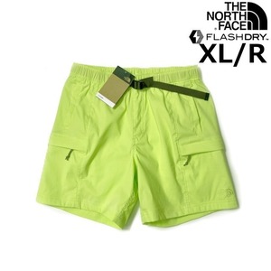 1円～!売切!【正規新品】THE NORTH FACE◆CLASS V BELTED SHORT ショートパンツ US限定 ベルト付き FLASHDRY ランニング(XL/R)緑 190110-5