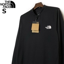 1円～!売切!【正規新品】THE NORTH FACE◆ACTIVE TRAIL HENLEY 長袖 Tシャツ US限定 軽量 ハーフジップ スポーツ キャンプ(S)黒 180902-10_画像2