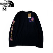 1円～!売切!【正規新品】THE NORTH FACE◆L/S CNY RECYCLED TEE 長袖 Tシャツ ロンT US限定 ボックスロゴ トラ 上質 袖ロゴ(M)黒 180902-20_画像3