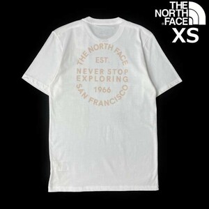 1円～!売切!【正規新品】THE NORTH FACE S/S STONE 66 TEE 半袖 Tシャツ US限定 1966 サンフランシスコ 男女兼用 キャンプ(XS)白 180902-15