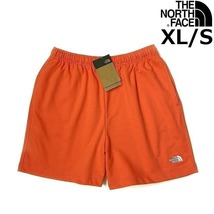 1円～!売切!【正規新品】THE NORTH FACE◆SIMPLE LOGO FLEECE SHORT ショートパンツ US限定 ロゴ刺繍 ランニング(XL)オレンジ 190110-5_画像1