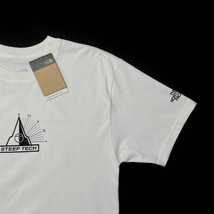 1円～!売切!【正規新品】THE NORTH FACE S/S HEAVY WEIGHT RELAXFD TEE 半袖 Tシャツ US限定 2024新作 厚手 上質 袖ロゴ(L)白 180902-23_画像4