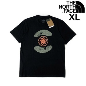 1円～!売切!【正規新品】THE NORTH FACE S/S BRAND PROUD TEE 半袖 Tシャツ US限定 グラフィック 男女兼用 アウトドア(XL)黒 180902-18