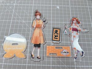 【カラフルピーチ】からぴち えと アクスタ 極楽湯 桃祭り 2個セット