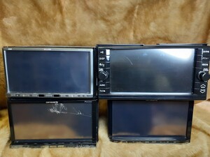 売り切り ジャンク カーナビ4台セット AVN558HD AVIC-ZH9990 AVIC-MRZ77 FXHH08JGF2 Carrozzeria ECLIPSE スバル純正