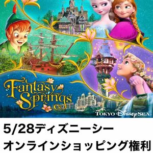 5/28 ディズニーシーオンラインショッピング権利