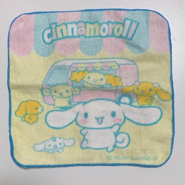  ハンカチ ミニタオル ハンドタオル Sanrio サンリオ シナモンロール シナモン 2002 平成 ハンカチ レア