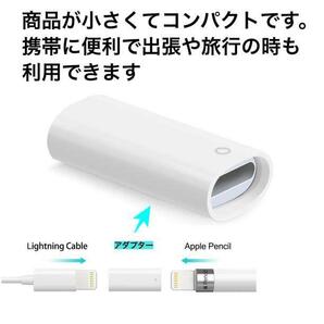 Apple Pencil 充電 アダプター USB ケーブル 用 変換 アダプタの画像2