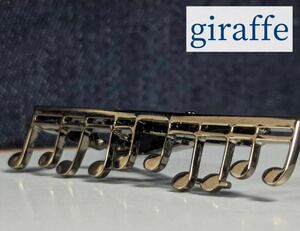 giraffe ジラフ　ネクタイピン ミュージックノート No.1967