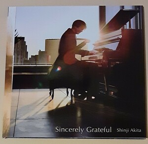 ★秋田慎治/ sincerely ジャズ・ピアノ・ソロ　2023年新譜　和ジャズ