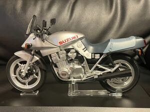 1/12スケール SUZUKI GSX1100S KATANA SL 銀 刀 カタナ ダイキャストバイク ミニカー オートバイ 完成品 鈴木 スズキ シルバー 青島