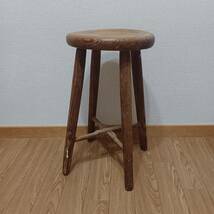 椅子　スツール　木製_画像5
