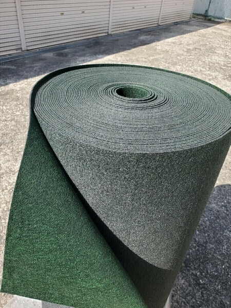 【新品】防草シート 除草シート 農業資材　不織布(グリーン)　巾1m×35m