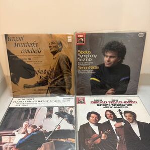 クラシック 輸入版 まとめ LP レコード EMI ムラヴィンスキー シベリウス 交響曲 アシュケナージ パールマン シューベルト ピアノの画像1