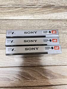 ソニー SONY カセットテープ HF-S 60分 レトロ 昭和