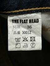 ※THE FLAT HEAD ザ フラット ヘッド LOT 3001Z セルビッチ デニムパンツ 濃紺 日本製 36 　　　　 BJBD.E_画像8