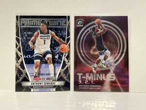 【4枚セット】2022-23 Panini Donruss Optic Basketball Anthony Edwards 他 ティンバーウルブズ 