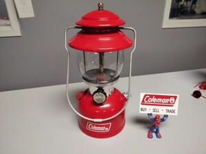 1973 year 10 month made 200A one mantle red red coleman Coleman Vintage lantern 