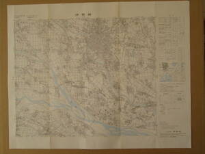 ☆2.5万分の1地形図 伊勢崎 昭和５９年発行☆ 合併による消滅町村有り