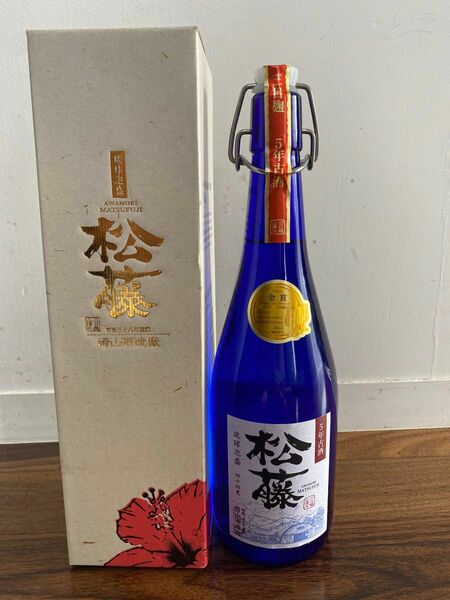 泡盛　松藤5年古酒　瑠璃　崎山酒造　父の日　720ml 44度