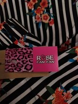 ap4414-3 ○送料無料 新品 ROSE FAN FAN ローズファンファン レディース スカート 8L ブラック 花柄 ストライプ 大きいサイズ_画像9