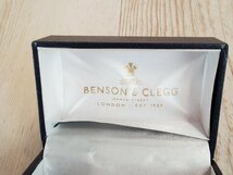 ot1720 ◇送料無料 新品 BENSON&CLEGG ベンソンアンドクレッグ カフス カフリンクス ゴールド 英国王室御用達 高級感 フォーマル_画像7