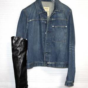 【 極美品 貴重 】HELMUT LANG ヘルムート・ラング Vintage Denim Jacket ４８ デニム ジャケット G 【 本人期 】 Mega Rare !! archiveの画像1