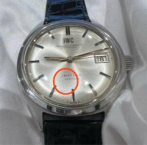 送料無料■訳アリ■IWC ヨットクラブ デイト 魚リューズ SS 自動巻 オールドインター アンティーク■中古品