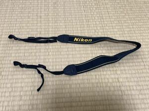 Nikon 純正 カメラ ストラップ 一眼レフ用 ワイド ストラップ 黒 黄色 1015