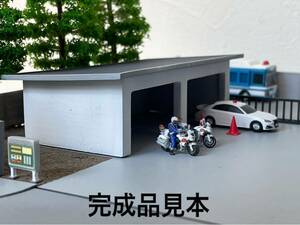 1/150 all-purpose garage kit .. Factory police . fire fighting . geo llama structure garage free shipping 