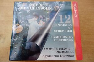 み7-027＜CD/4枚組/新品未開封＞Mendelssohn: 12 Symphonies for Strings - ポーランド放送アマデウス室内管弦楽団/アドゥチマル