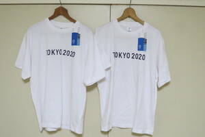 東京オリンピック 2020 オリンピック 東京五輪 エンブレム Tシャツ 公式ライセンス商品 L 2枚セット 