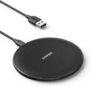 Anker PowerWave 10 Pad ワイヤレス充電器 Qi認証 iPhone 15シリーズ / 14シリーズ Galax